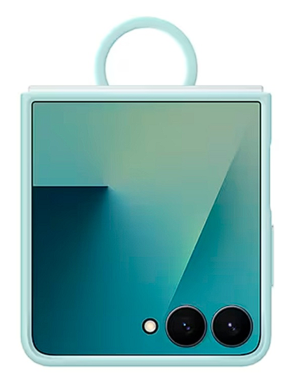 Чехол для телефона SAMSUNG Ring Case Silicone Z Flip7 EF-PF766TMEGRU Mint  купить,NaN