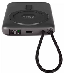 Внешний аккумулятор TTEC ReCharger M LCD 10000 mAhPD 20W USB-C cable 2BB230GR черный