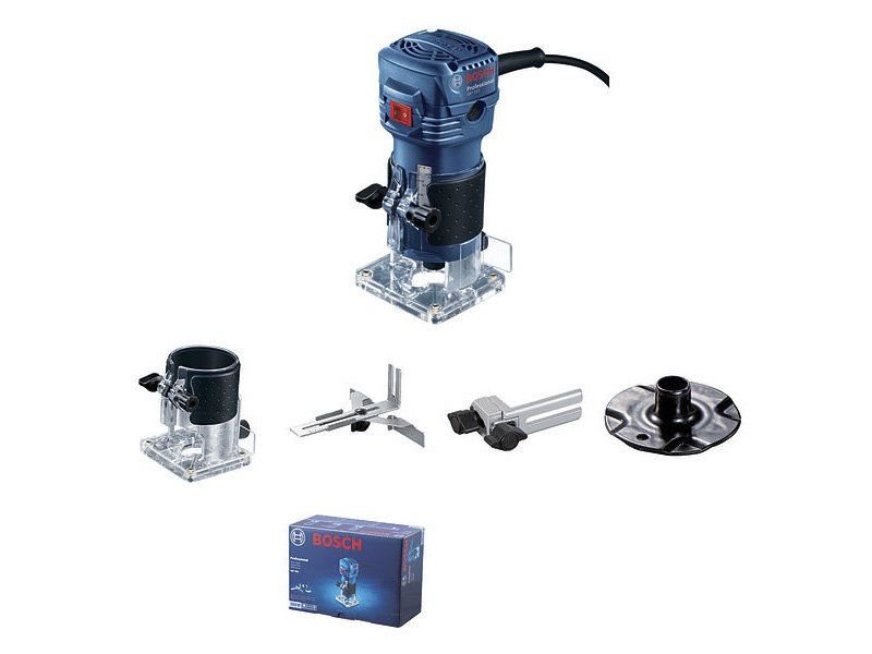 Кромочный фрезер Bosch GKF 550 Professional синий купить,0