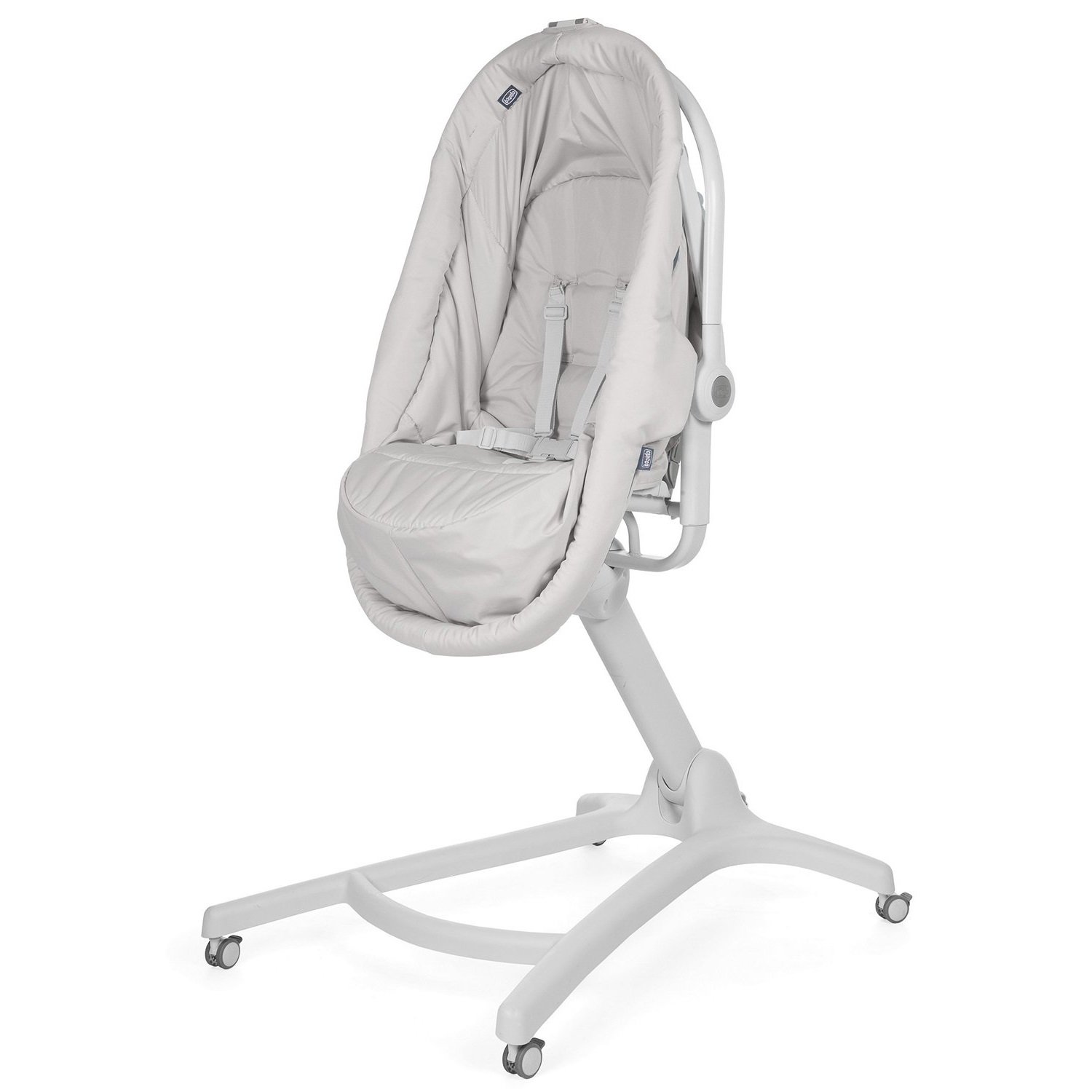 Кроватка-стульчик Chicco Baby Hug 4-в-1 Glacial светло-серый купить,NaN