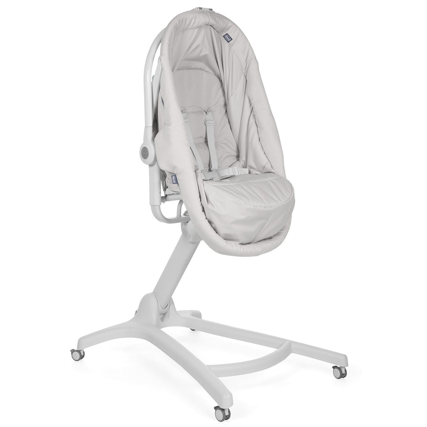 Кроватка-стульчик Chicco Baby Hug 4-в-1 Glacial светло-серый купить,NaN