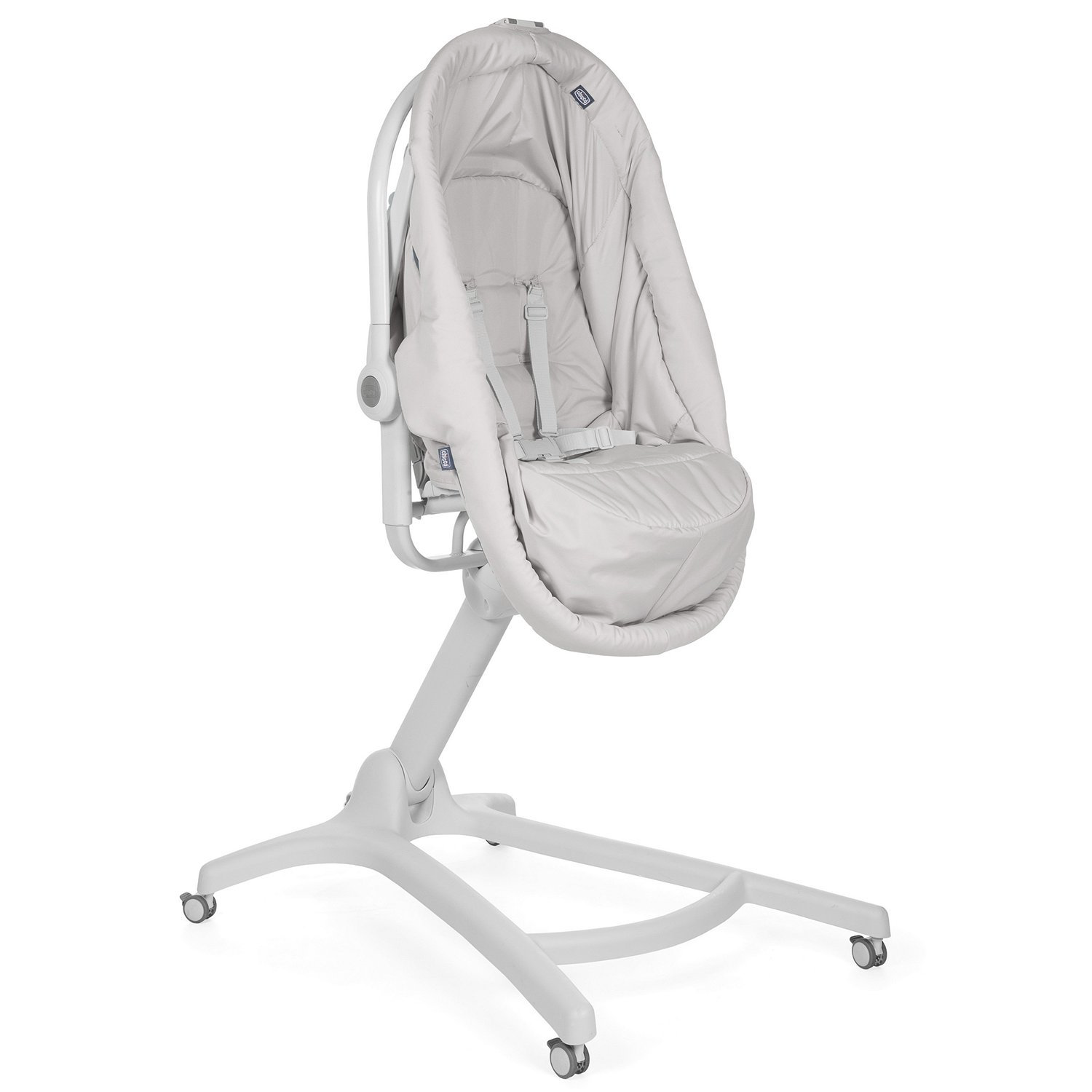 Кроватка-стульчик Chicco Baby Hug 4-в-1 Glacial светло-серый купить,NaN