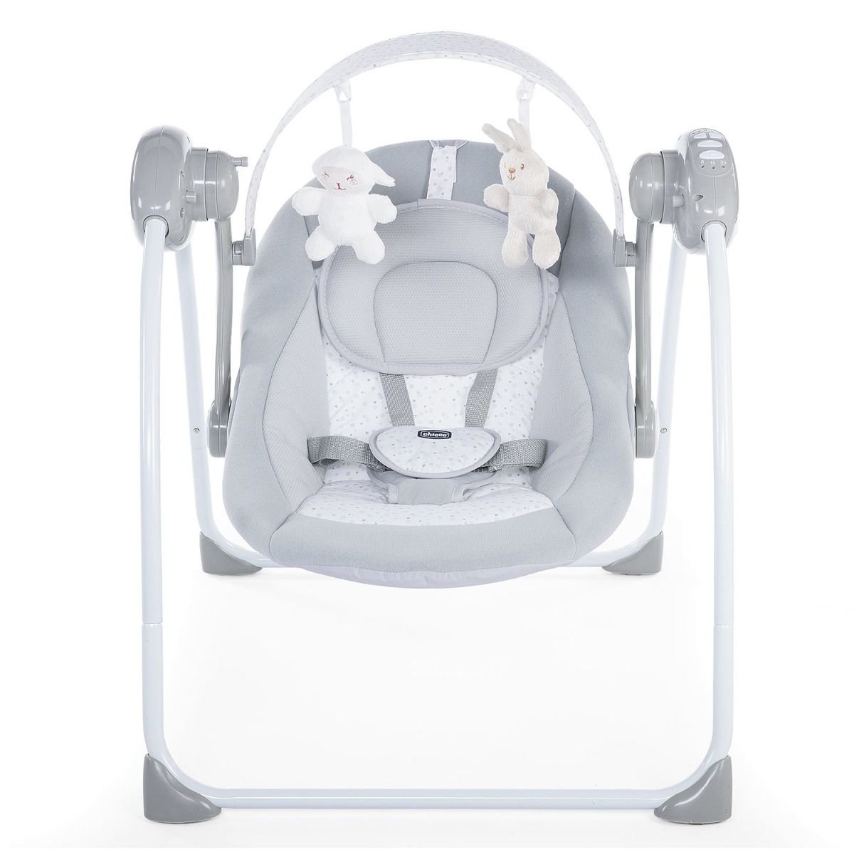 Кресло-качалка Chicco Relax and Play Cool Grey купить,NaN
