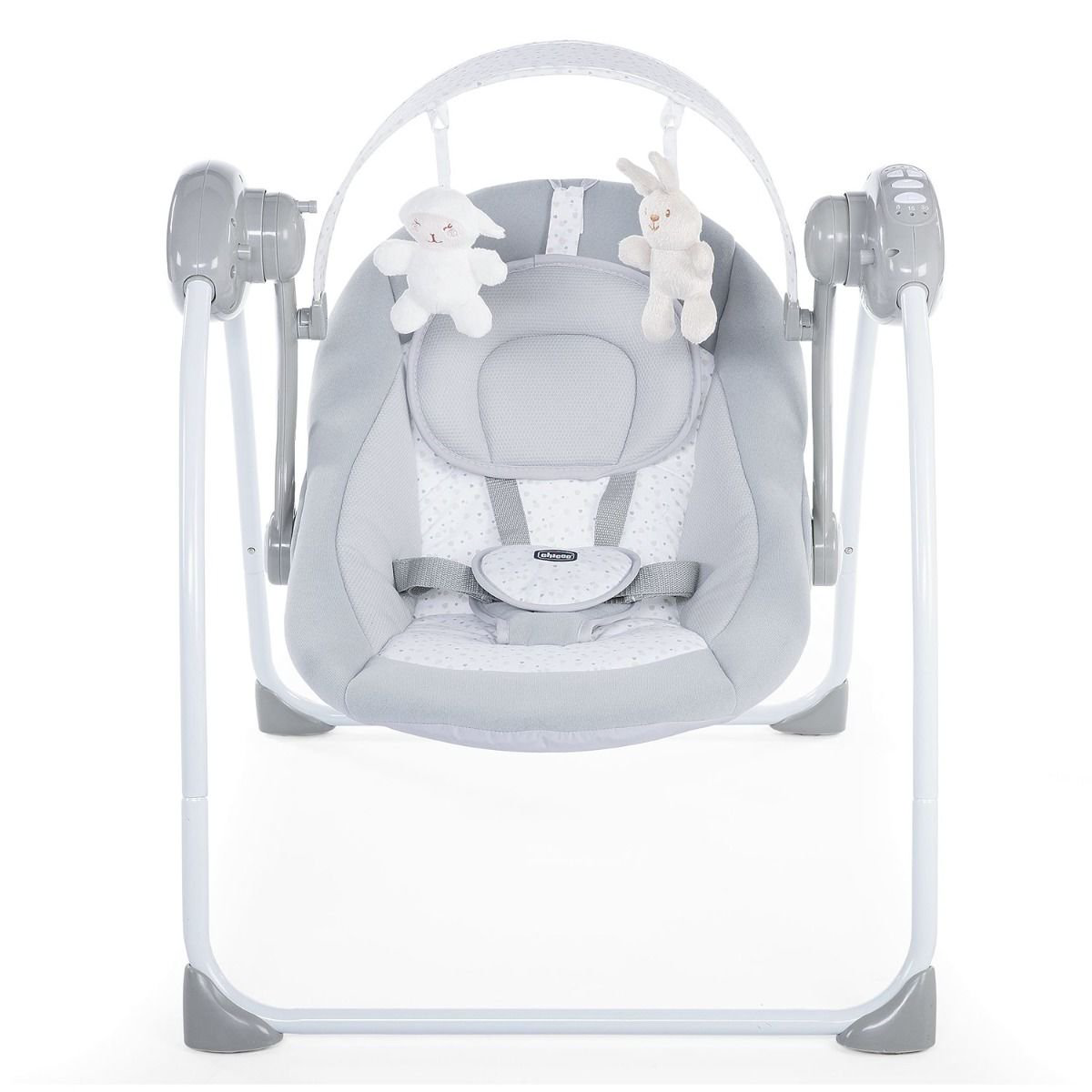 Кресло-качалка Chicco Relax and Play Cool Grey купить,NaN