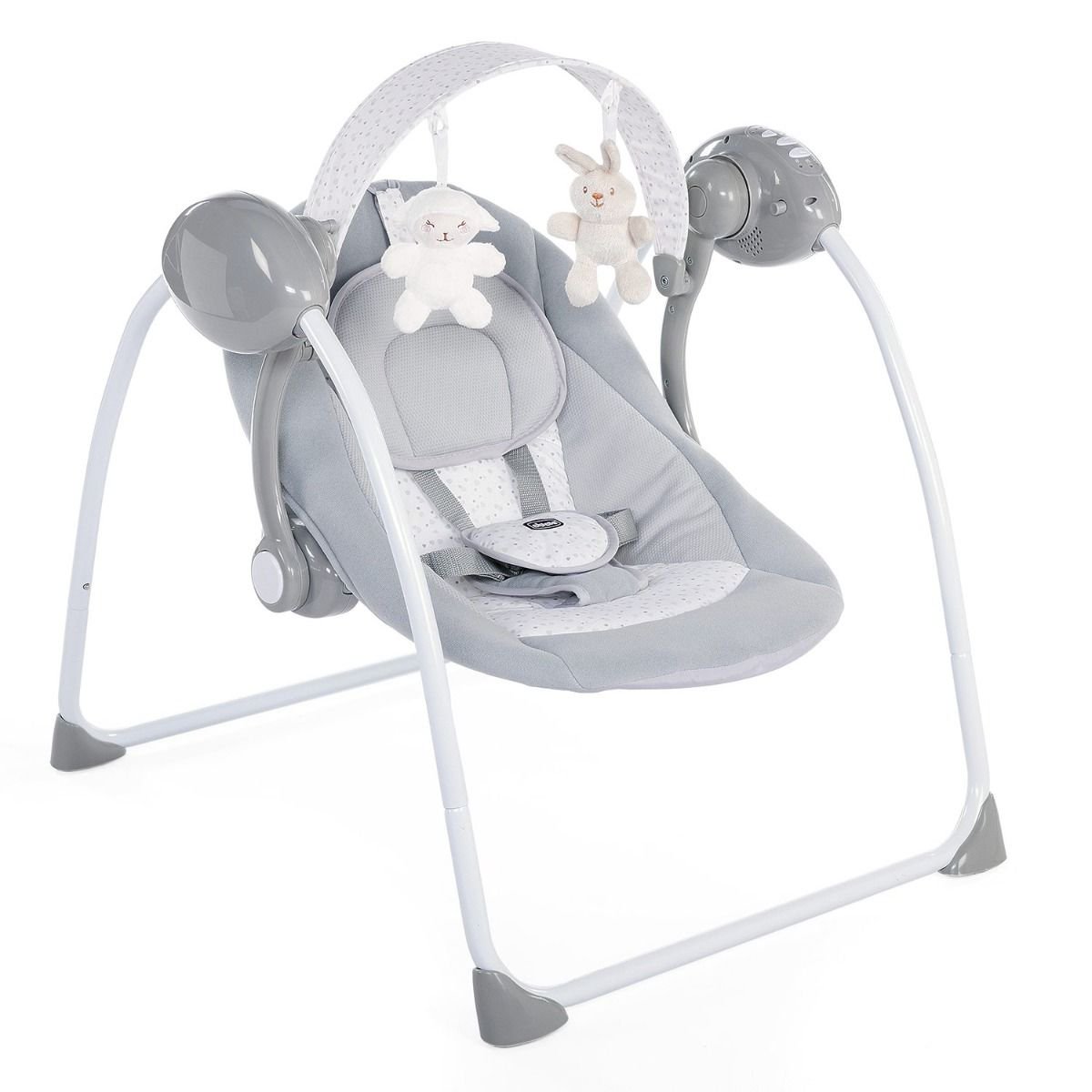 Кресло-качалка Chicco Relax and Play Cool Grey купить,NaN