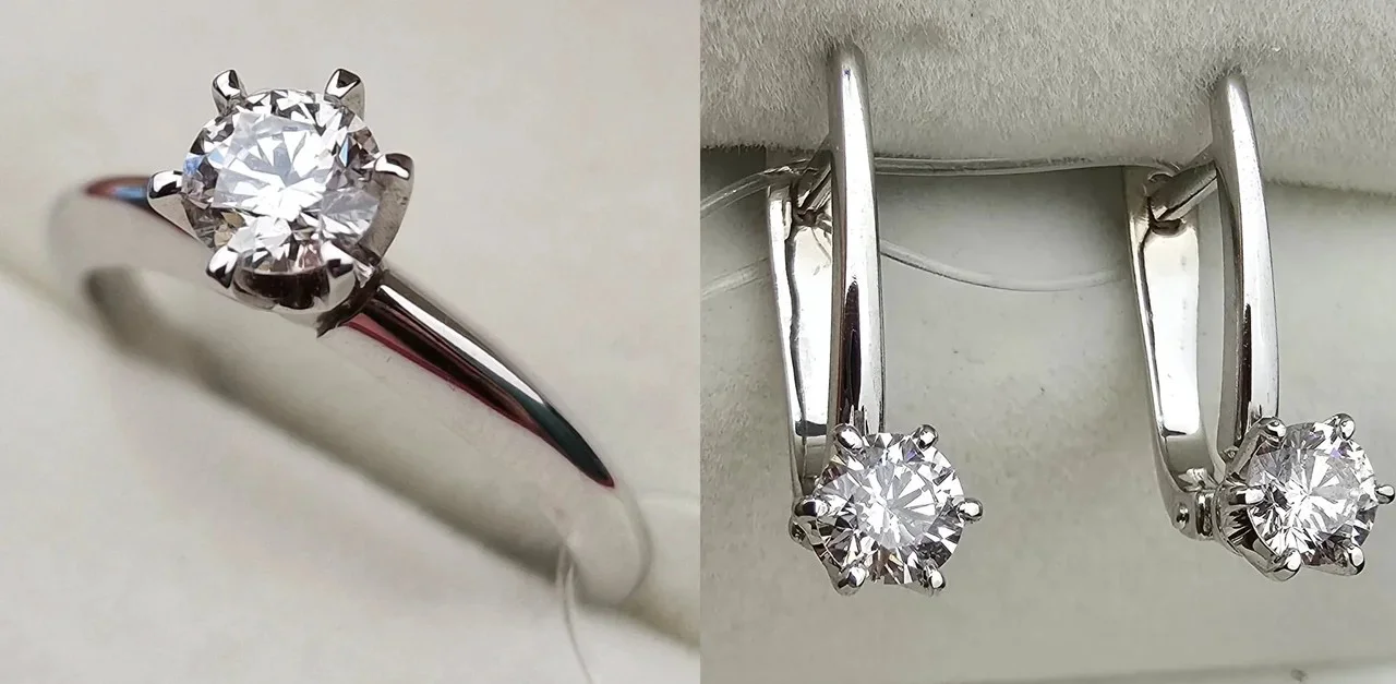 Комплект Deimantas 114882778 16,51р 0,50ct 0,62ct. купить,NaN