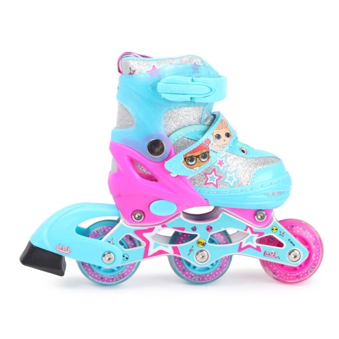Ролики 1toy LOL размер  ХS 26-29 голубые купить,NaN