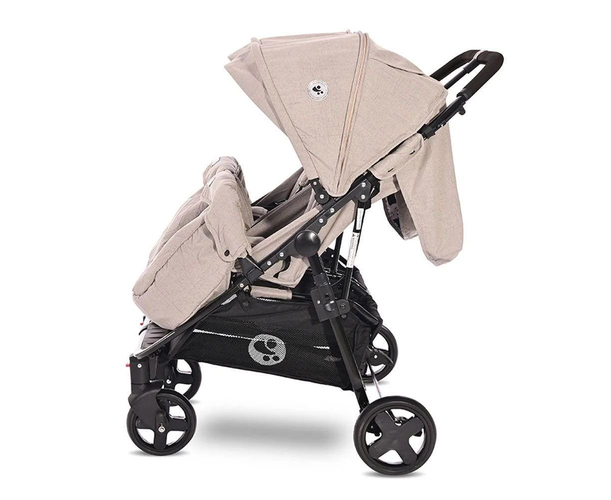 Коляска для двойни Lorelli Duo 2115 Beige String  купить,NaN