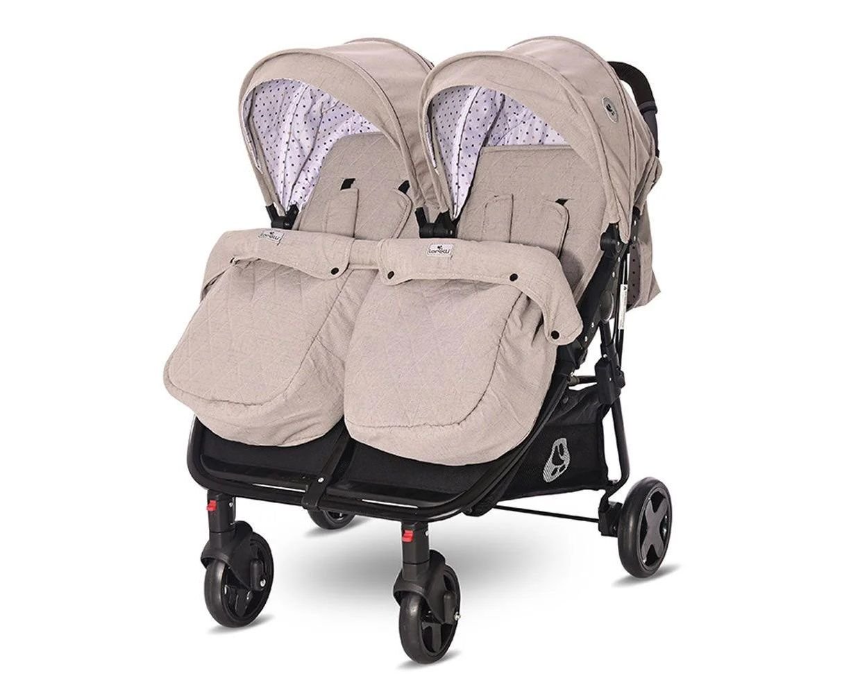 Коляска для двойни Lorelli Duo 2115 Beige String  купить,NaN
