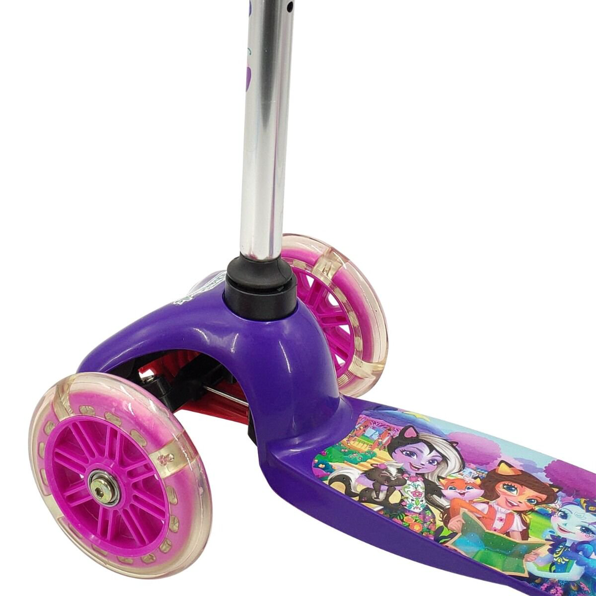 Самокат 1toy Enchantimals фиолетовый купить,NaN