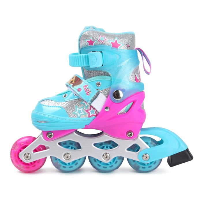 Ролики 1toy LOL размер S 30-33 голубые купить,NaN