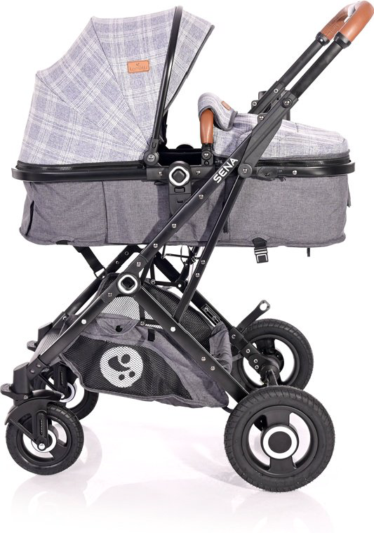 Коляска-трансформер 3в1 Lorelli Sena 2000  Grey Squared купить,NaN
