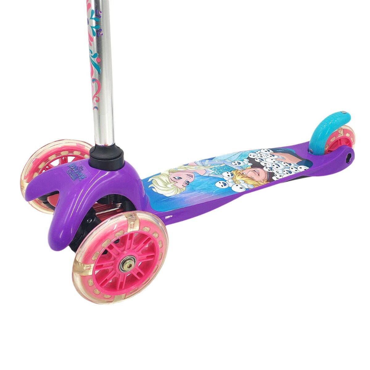 Самокат 1toy  Disney  Холодное сердце фиолетовый купить,NaN