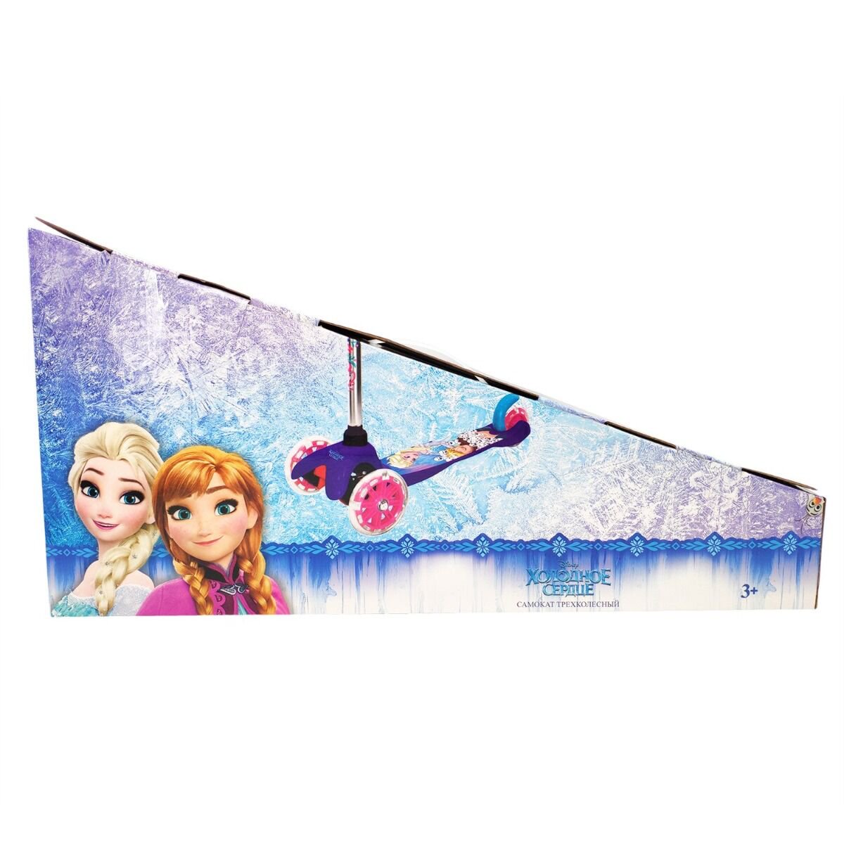 Самокат 1toy  Disney  Холодное сердце фиолетовый купить,NaN