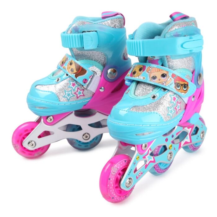 Ролики 1toy LOL размер  ХS 26-29 голубые купить,NaN