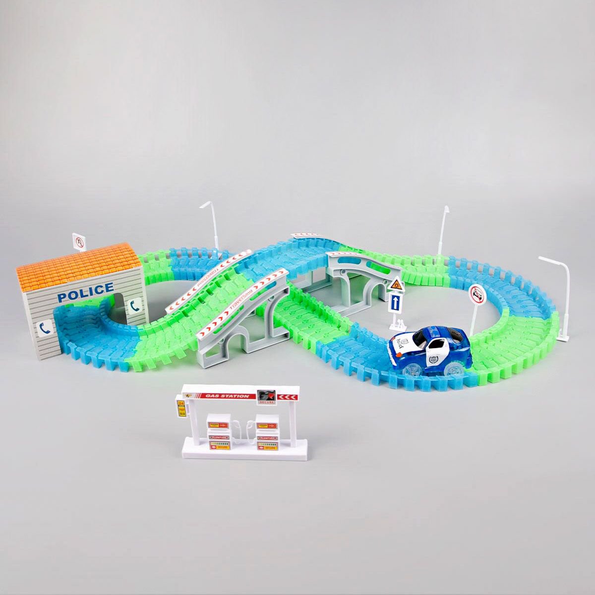 Сборный трек Action Track  118 деталей купить,NaN