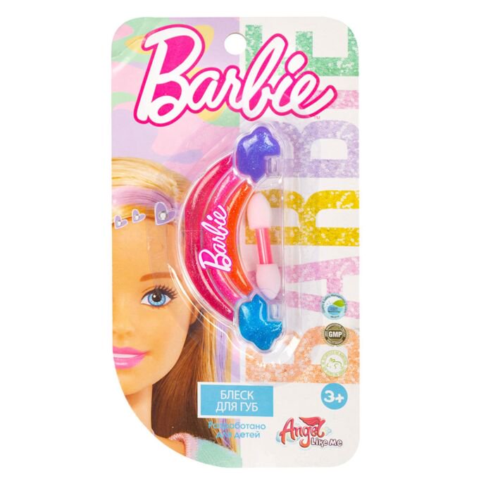 Игровой набор Angel Like Me Блеск для губ Barbie Радуга  купить,NaN