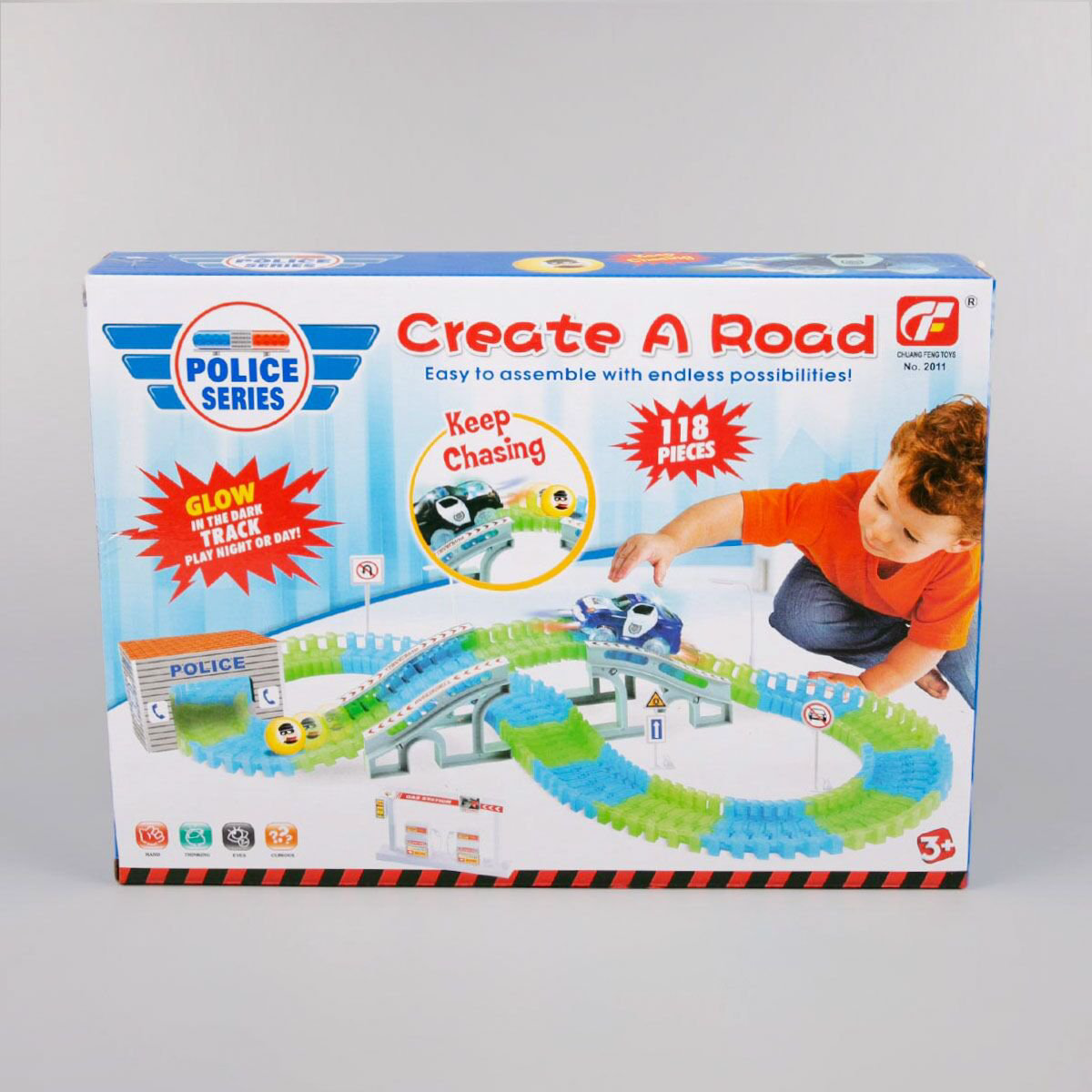 Сборный трек Action Track  118 деталей купить,NaN
