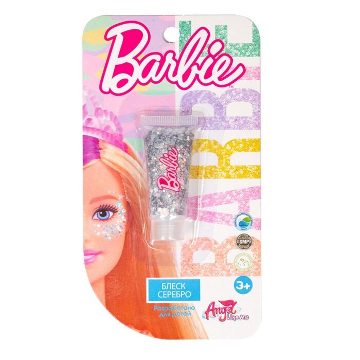 Игровой набор Angel Like Me Блеск для лица Barbie серебро купить,NaN