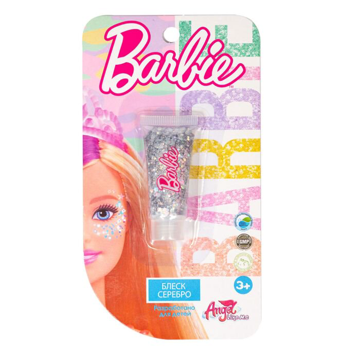 Игровой набор Angel Like Me Блеск для лица Barbie серебро купить,NaN