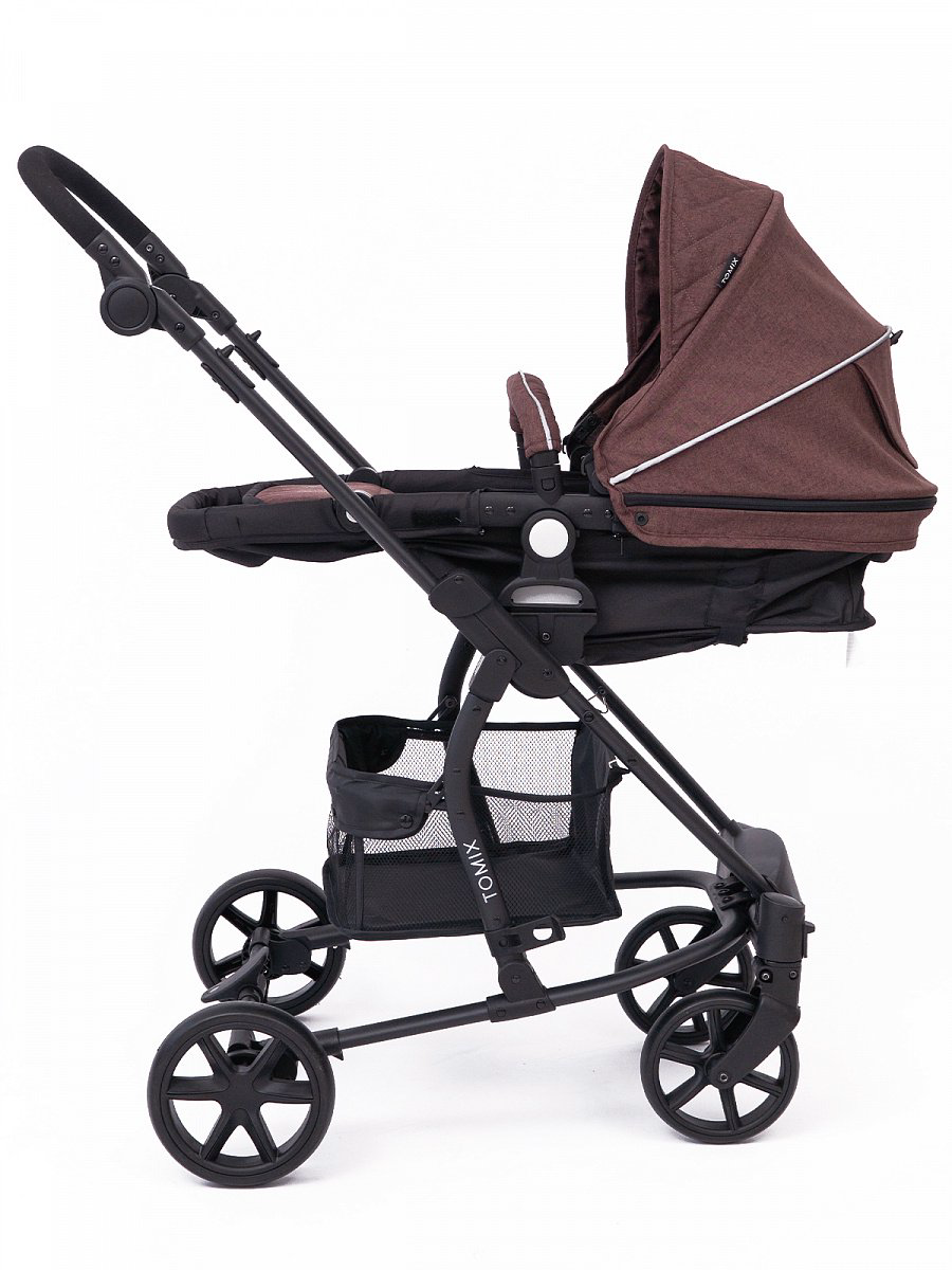 Коляска 2в1 Tomix Bloom Dark Brown/Black купить,NaN