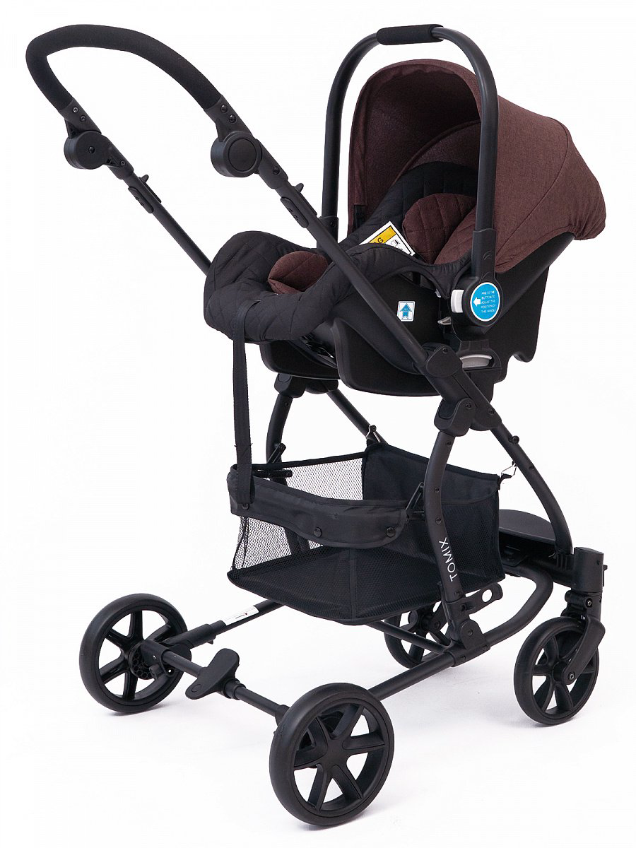Коляска 2в1 Tomix Bloom Dark Brown/Black купить,NaN