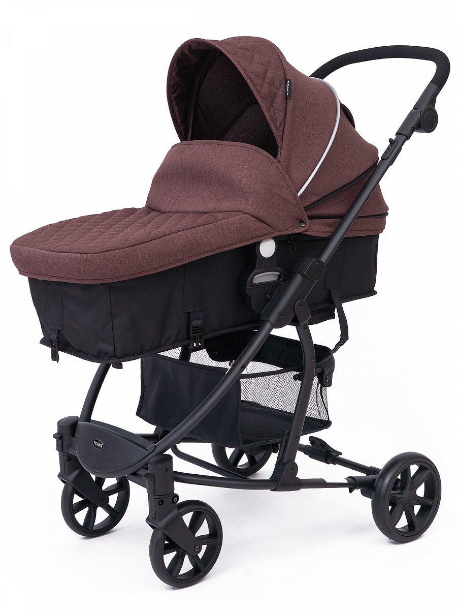 Коляска 2в1 Tomix Bloom Dark Brown/Black купить,NaN