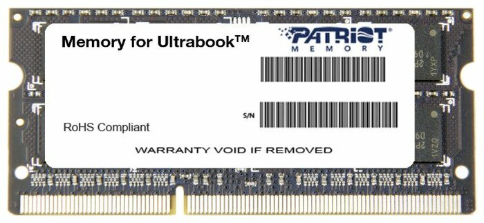 Оперативная память Patriot PSD38G1600L2S PC3-12800 8Gb