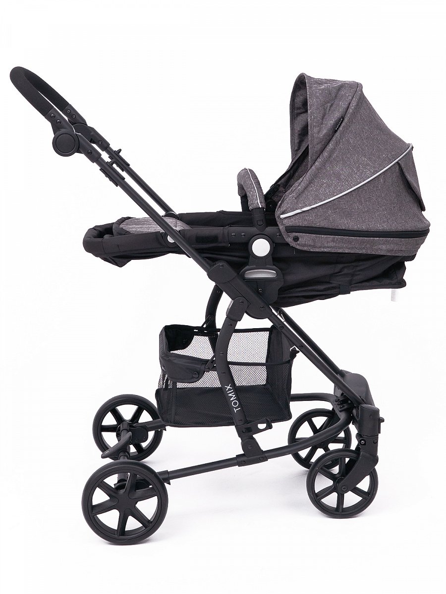 Коляска 2в1 Tomix Bloom Dark Grey/Black купить,NaN