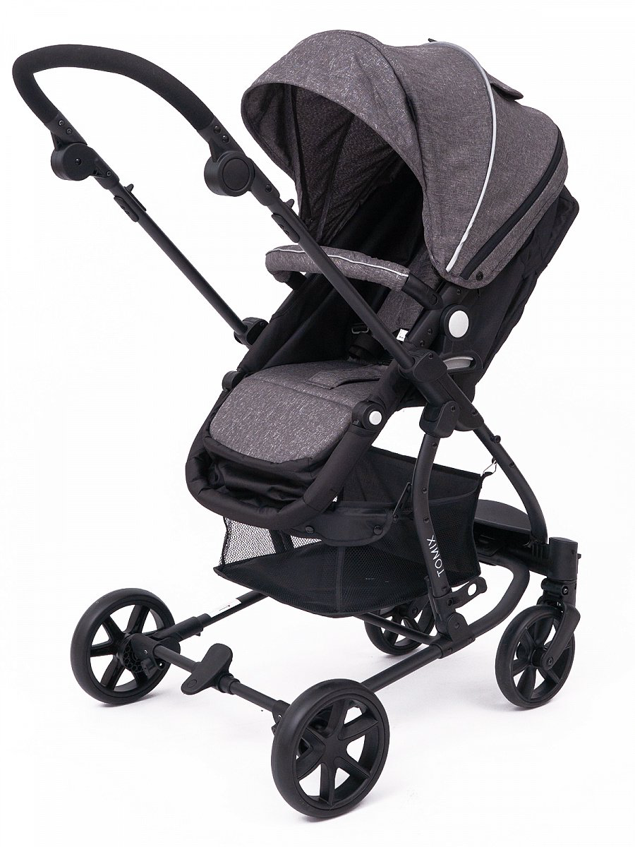 Коляска 2в1 Tomix Bloom Dark Grey/Black купить,NaN