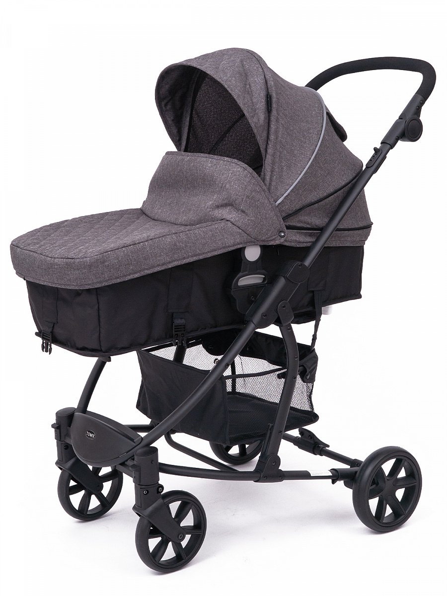 Коляска 2в1 Tomix Bloom Dark Grey/Black купить,NaN