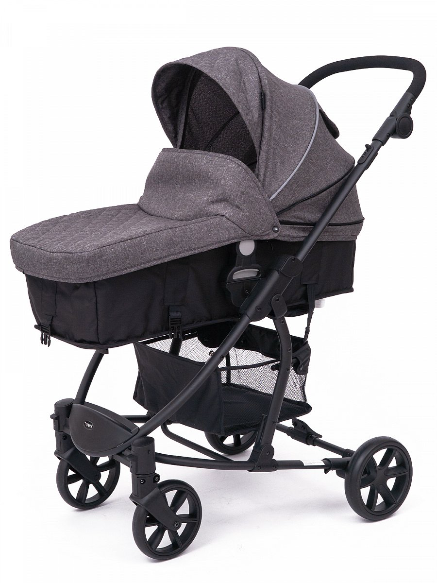 Коляска 2в1 Tomix Bloom Dark Grey/Black купить,NaN
