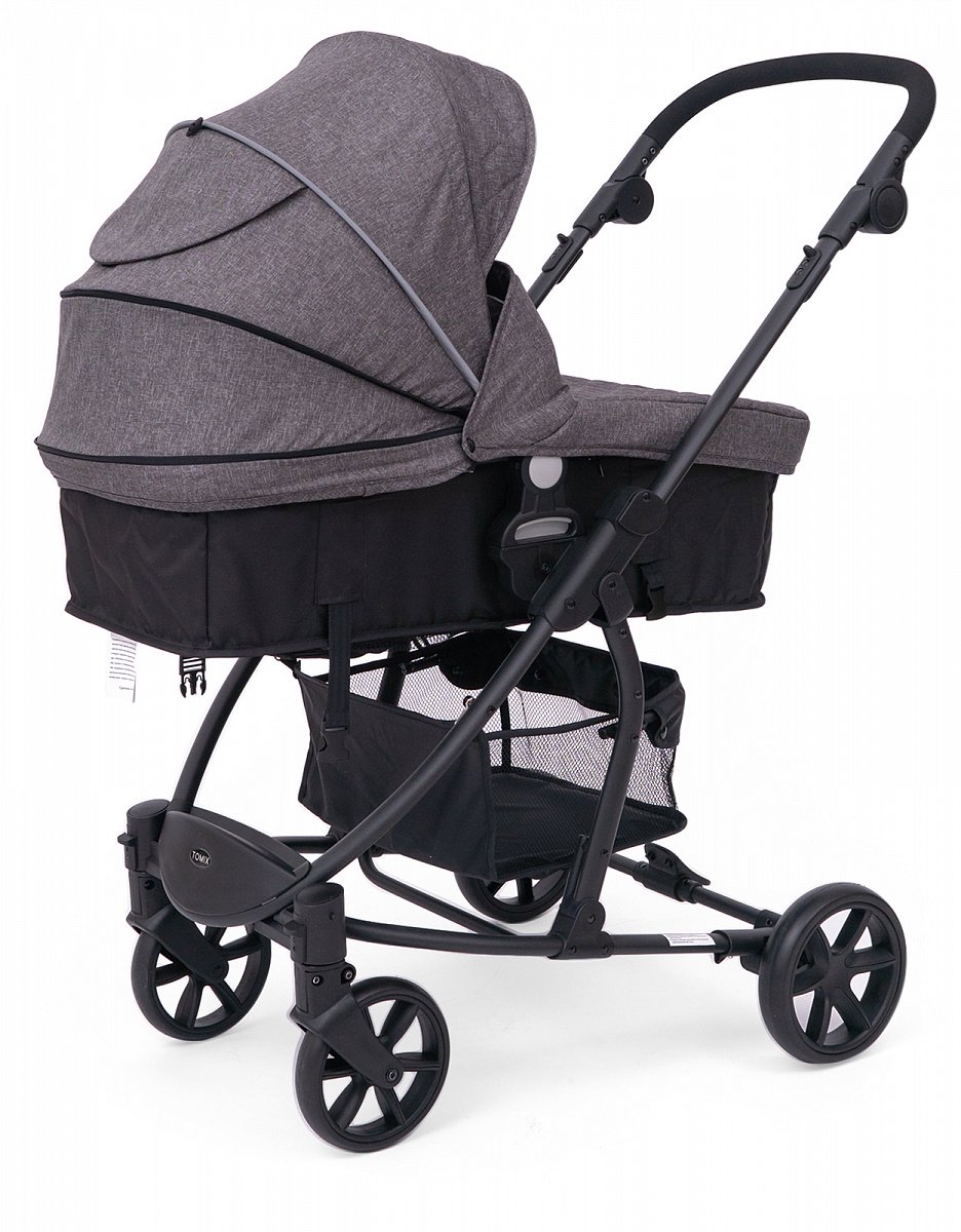 Коляска 2в1 Tomix Bloom Dark Grey/Black купить,NaN