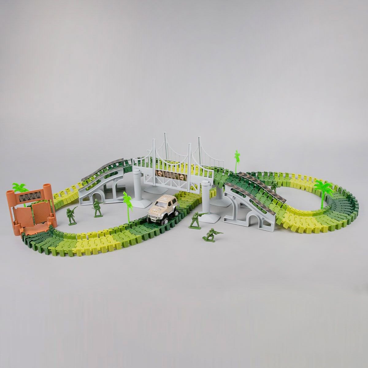 Сборный трек Action Track с солдатами 144 детали купить,NaN