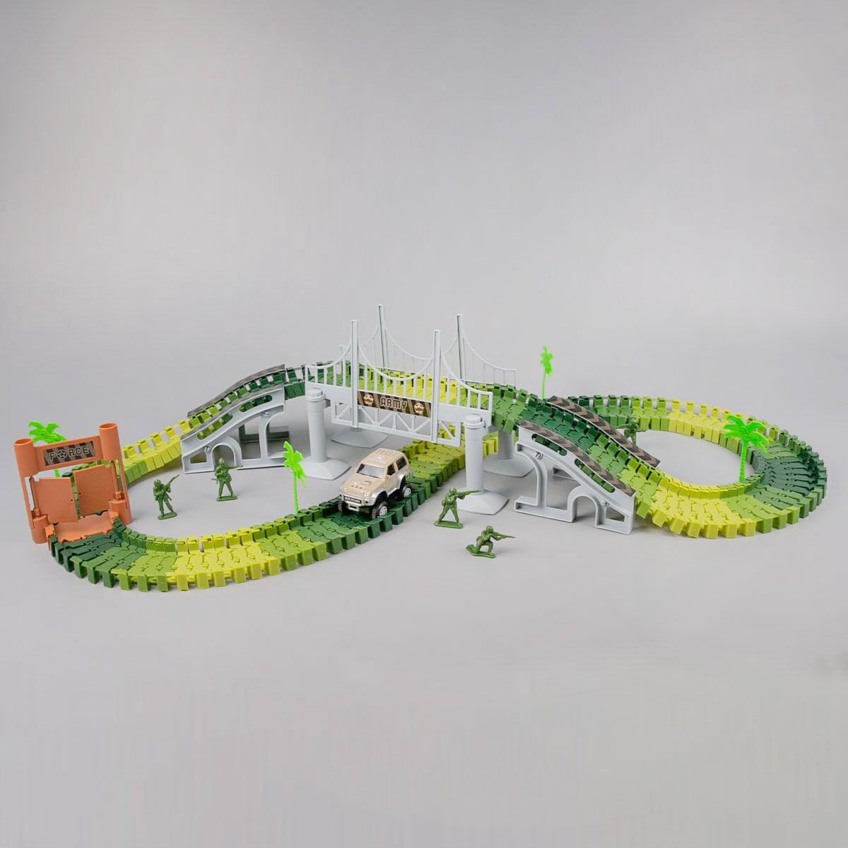 Сборный трек Action Track с солдатами 144 детали купить,NaN
