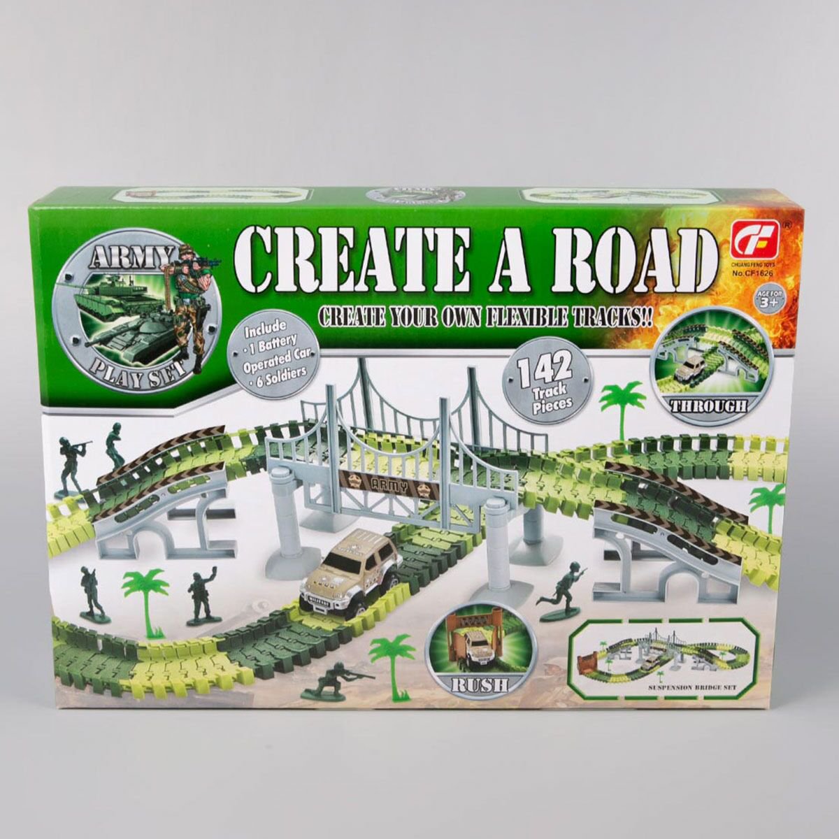 Сборный трек Action Track с солдатами 144 детали купить,NaN