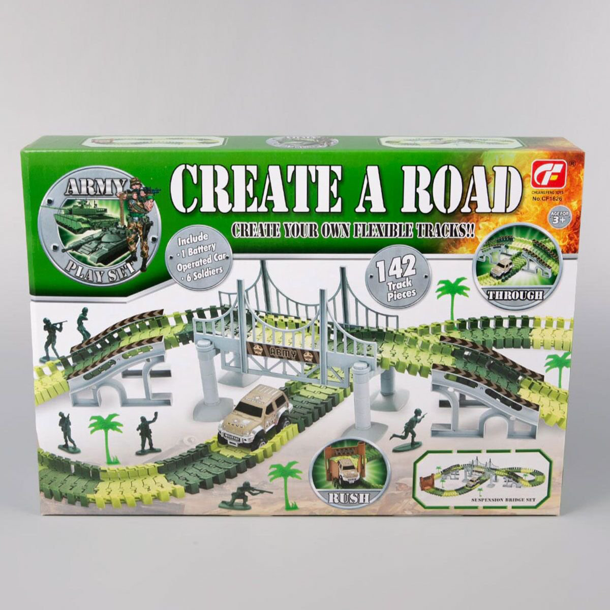 Сборный трек Action Track с солдатами 144 детали купить,NaN