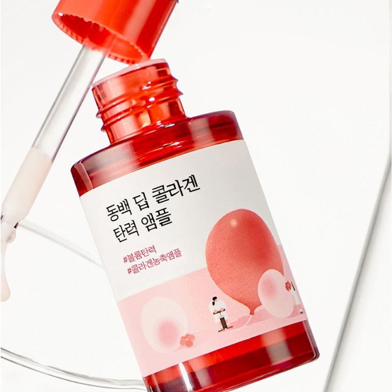 Round Lab сыворотка Camellia Deep Collagen Firming Ampoule 30ml для лица, для зоны декольте 30 мл купить,NaN