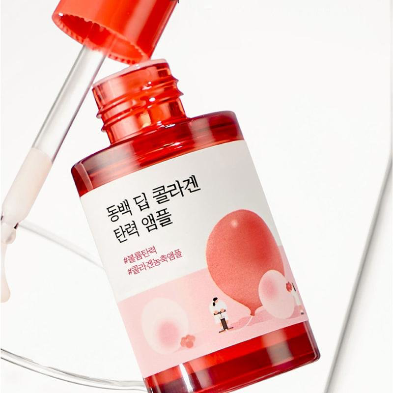 Round Lab сыворотка Camellia Deep Collagen Firming Ampoule 30ml для лица, для зоны декольте 30 мл купить,NaN
