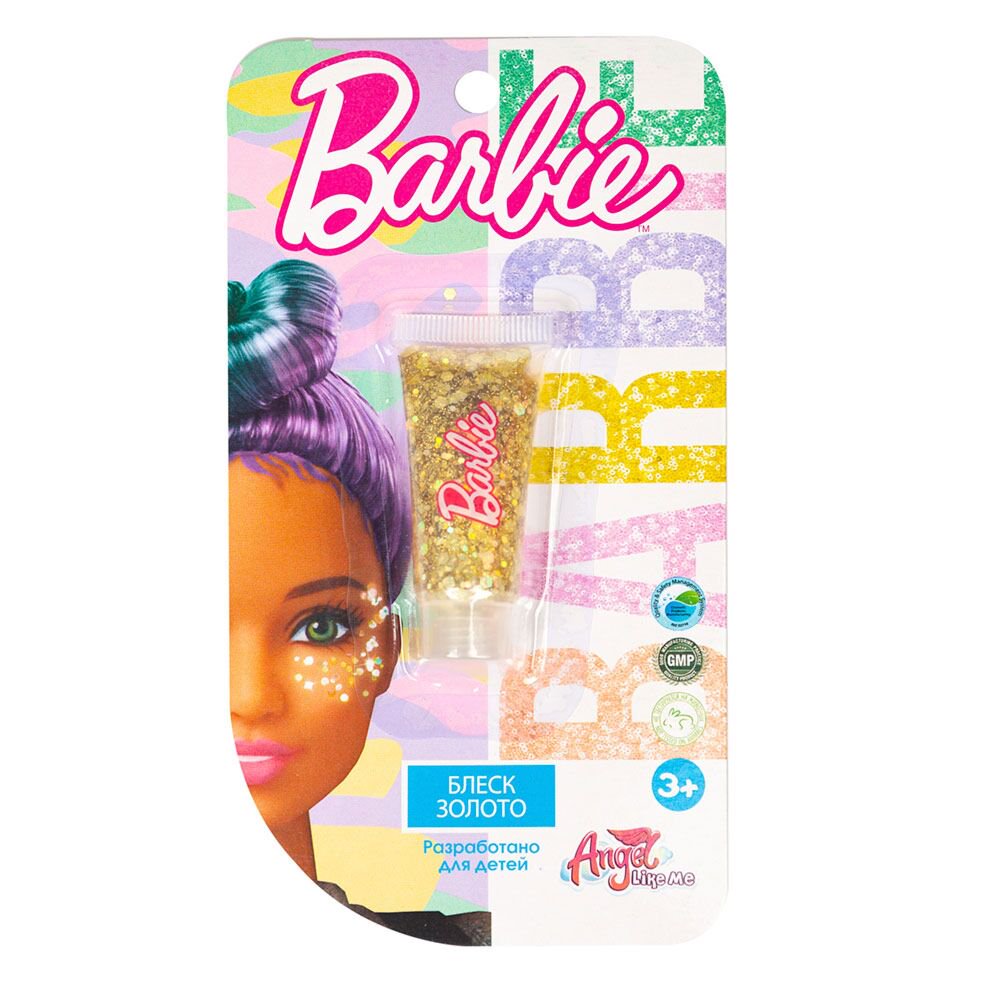 Игровой набор Angel Like Me Блеск для лица Barbie золото  купить,NaN