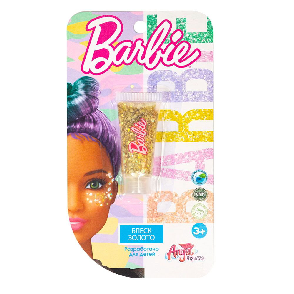Игровой набор Angel Like Me Блеск для лица Barbie золото  купить,NaN