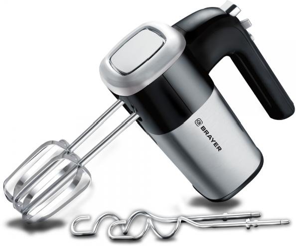 Миксер Brayer BR1302 серебристый купить,0