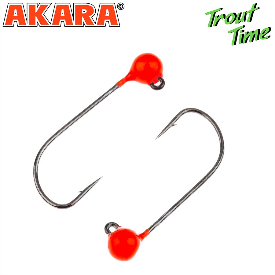 Крючок для рыбалки Akara JTRW-1-4-OR-F3 джиговый черный 3 шт купить,NaN