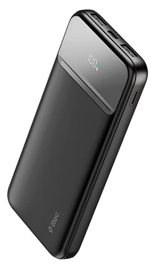 Внешний аккумулятор TTEC ReCharger LCD 10000 mAh PD 20W 2BB233S Black 