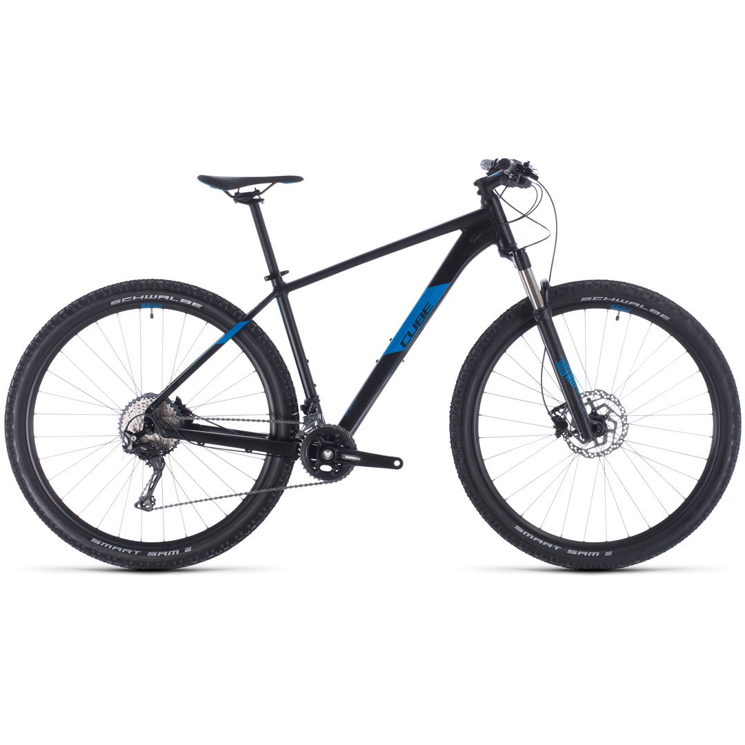 Велосипед Cube Attention SL 2020 17" 29 black-n-blue купить,NaN