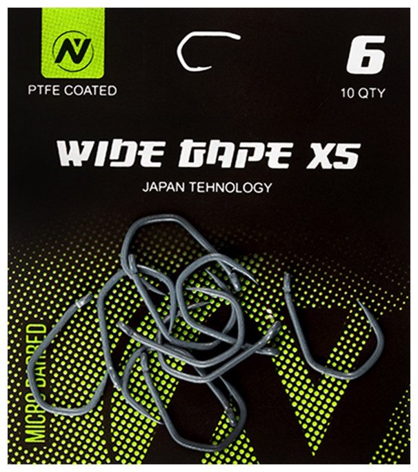 Крючок для рыбалки VN Tackle VNH-121006 карповый черный 10 шт купить,NaN