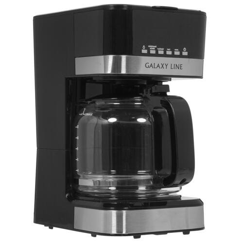 Кофеварка Galaxy Line GL 0711 черная купить,NaN
