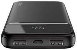Внешний аккумулятор TTEC ReCharger LCD 10000 mAh PD 20W 2BB233S Black 