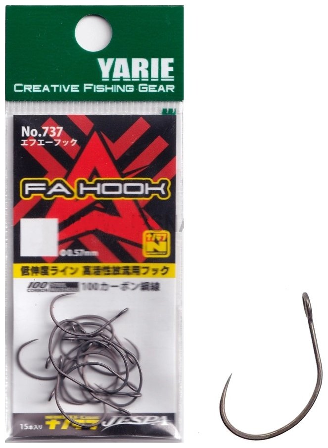 Крючок для рыбалки Yarie 4511135238092 одинарный черный 33 шт купить,NaN