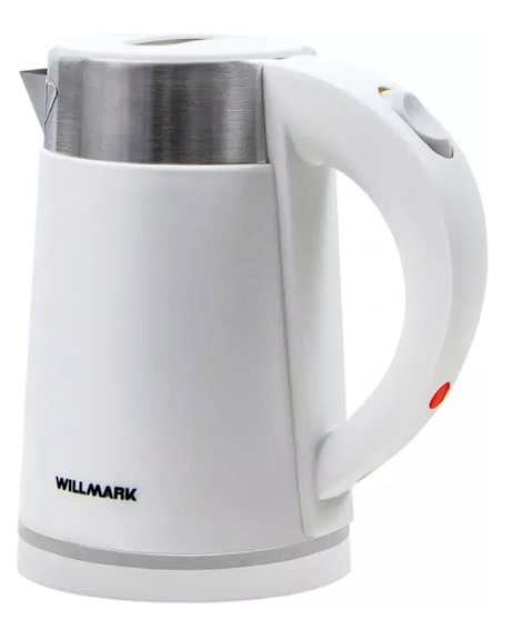 Электрочайник Willmark WEK-1008PS белый купить,7290